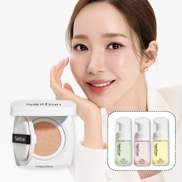 세인트프랑 더마 스킨 에끌라 틴트 쿨링 쿠션 팩트 본품12g(버블에센스30ml 3종 중 1종 랜덤증정)
