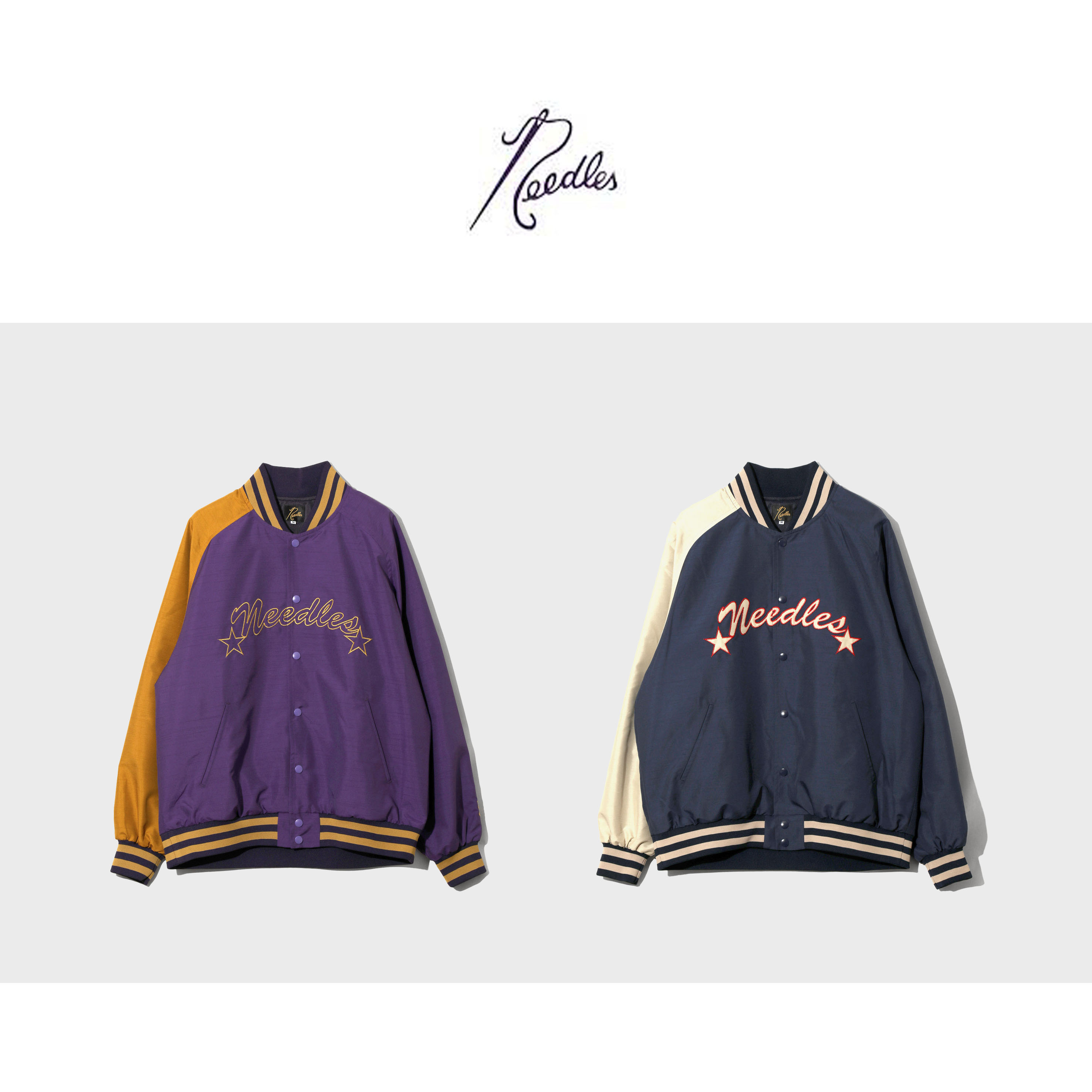 26SS 니들스 NEEDLES Stadium Jacket - Poly Shantung