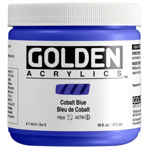 153000 골덴 헤비바디 아크릴물감 8시리즈 473ml - GGE1140 Cobalt Blue