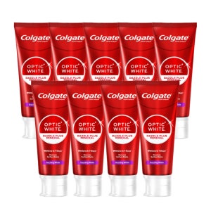 콜게이트 옵틱화이트 치약 다즐링화이트 100g, 9개
