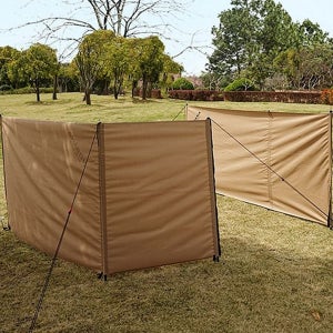 지퍼형 캠핑 바람막이 분리형 캠핑 윈드스크린 휴대용 대형