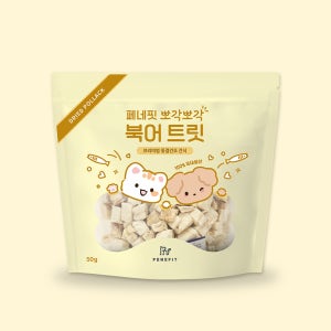 페네핏 강아지간식 동결건조 트릿 훈련 애견 간식 북어, 50g, 15개