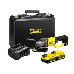 STANLEY POWERTOOL 충전그라인더_SCG400M2K-KR 20V MAX 5인 치 그라인더/4.0Ahx2