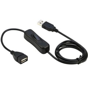 온오프 usb 전원 케이블 데이터 usb 스위치 케이블 연장선 확장
