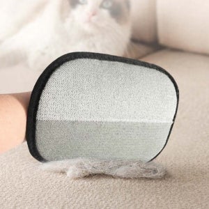 정전기 애견 털 청소기 캣타워 스크래쳐 고양이 먼지 장갑 20cm