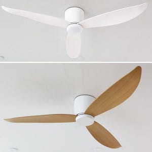 거실실링팬 1320mm 천장선풍기 실링팬 LED20W 리모컨조명
