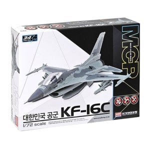 대한민국 아카데미과학 공군 KF-16C 전투기 프라모델 장난감 모형 비행기 피규어