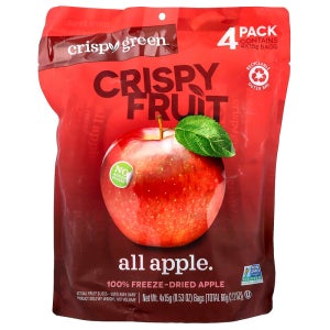 Crispy Green 크리스피 프루트 100 사과 4팩 각 15g 0.53oz