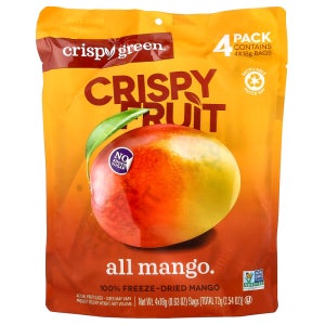 Crispy Green 크리스피 프루트 망고 4팩 각 18g 0.63oz