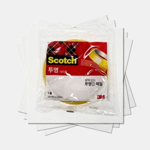 스카치투명다용도테이프 550 지관