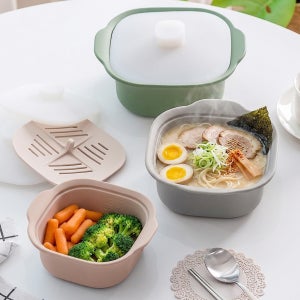 전자레인지 찜기 국산 플래티넘 실리콘 계란찜 라면 에어프라이어 내열용기