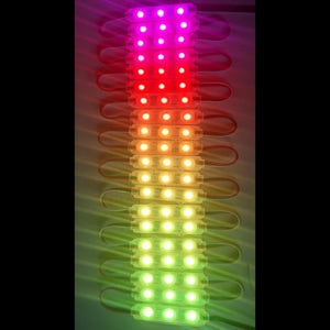 간판 3구 파노라마 12V LED 모듈 WS2811 네오픽셀 테두리 조명