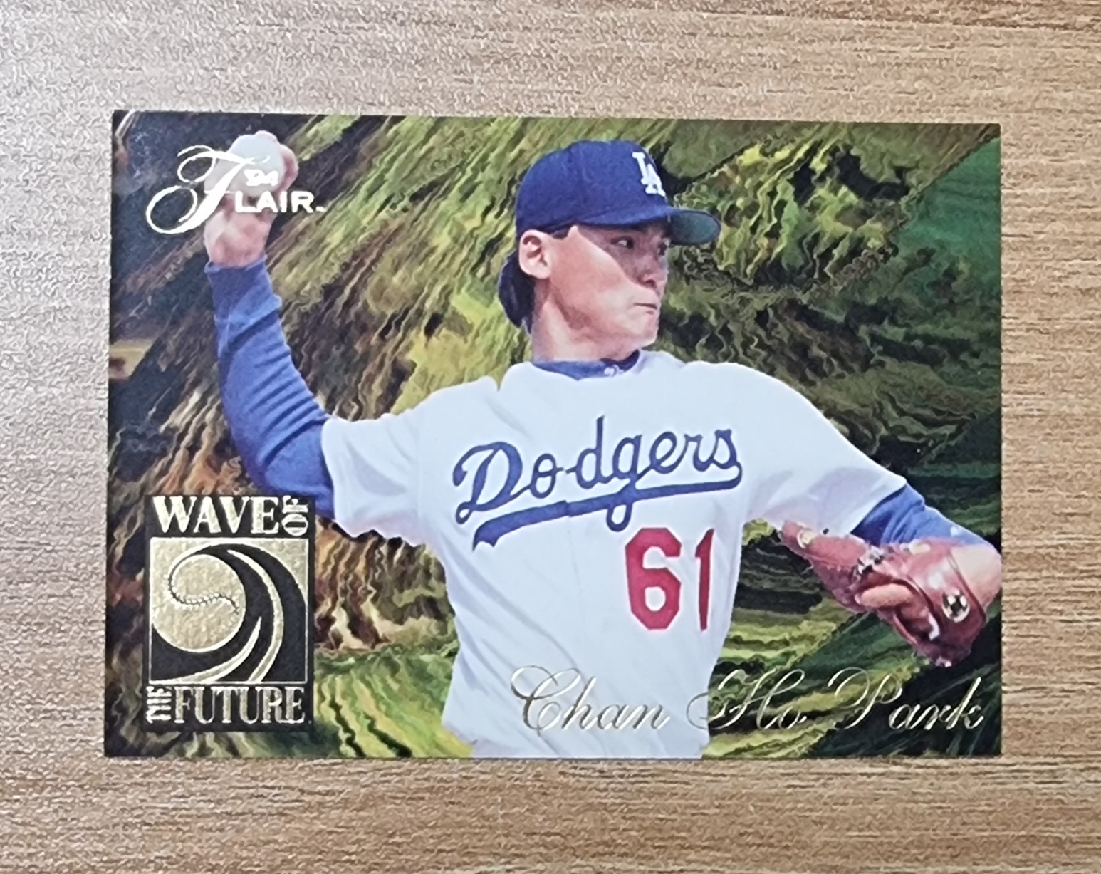 박찬호 설명필독 1994 Flair Wave of the Future Chan Ho Park Rookie MLB 야구카드