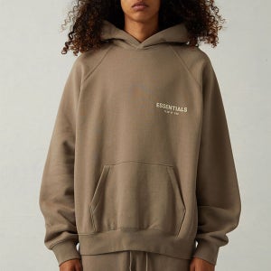 피어오브갓 에센셜 22SS 후드티 데저트 토프 Fear of God Essentials Hoodie Desert Taupe