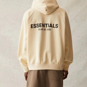 피어오브갓 에센셜 21SS 풀오버 후드티 크림 Fear of God Essentials Pullover Hoodie Cream