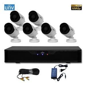 화인츠 200만화소 8채널 CCTV 자가설치 실내 실외 카메라6개 20m HDD미포함