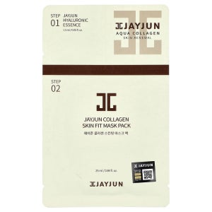 Jayjun Cosmetic 2스텝 아쿠아 콜라겐 스킨 핏 뷰티 마스크 팩 1세트