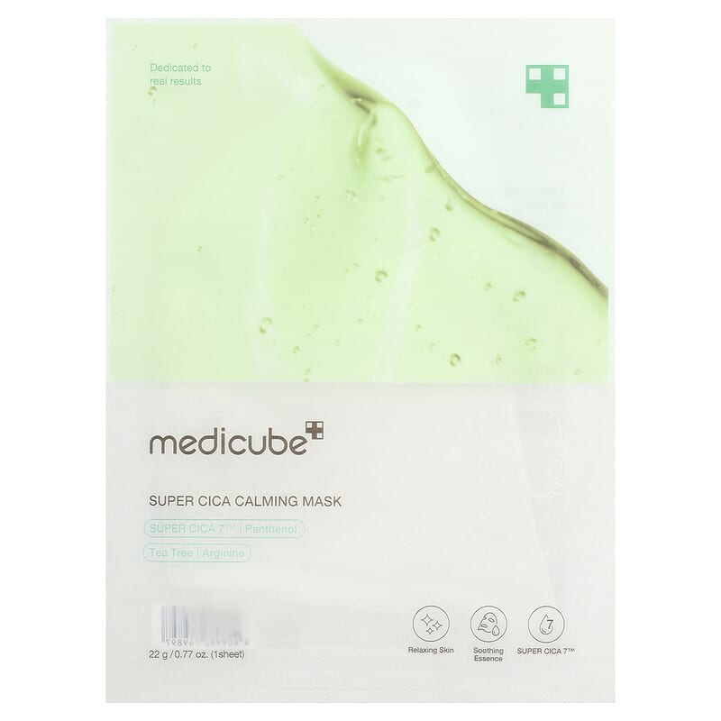 Medicube 슈퍼 시카 카밍 뷰티 마스크 1매 22g 0.77oz