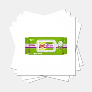 청소포 더블액션 표준형 20매 28x21cm 박스 청소밀대 밀대걸래 바닥청소 물 마대 걸레