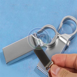 가냥 실버 3.0 메탈 메모리 루프후크형usb usb3.0