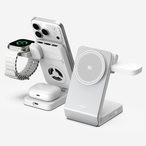 Qi2 25W 3in1 폴더블 맥세이프 초고속 무선 충전기 QW110 화이트