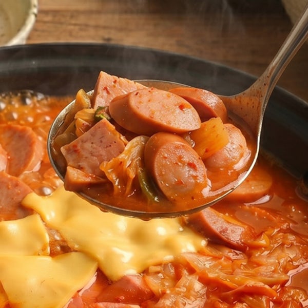 극소수 햄 폭탄 부대찌개 밀키트 국내산 소세지 1인분 혼밥 야식 캠핑 택배 수제 간편식