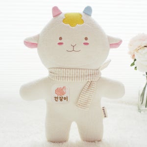 27년 양띠 유기농2겹 털빠짐없는 순양이 태명애착인형 완제품 오가닉 네추럴 임신출산선물