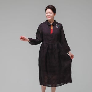 더하랑 정갈드리 엄마 여름 인견 원피스