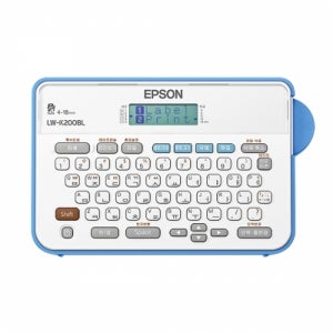 엡손 라벨 프린터 (LW-K200BL) 네임스티커 이름 라벨기 프린터 휴대용 가정용 1개입
