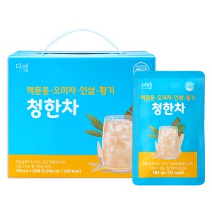 더햅 청한차 국산 생맥산차 여름 야외근무 더위에 좋은 음료 20개입, 1개