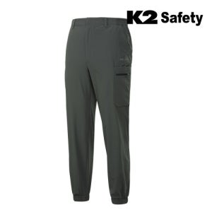K2세이프티 PT-6301 바지 남성 사방스판 허리밴드 조거팬츠 생활방수