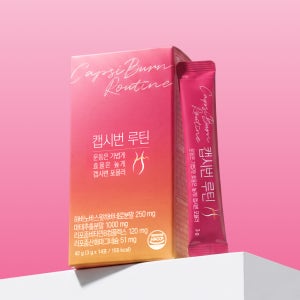 캡시번루틴 캡시노이드 하바노바 팻버닝 내장지방 뱃살관리 체지방분해 14포, 1개