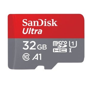 샌디스크 울트라 32GB A1 마이크로 SD카드 QUA4 홈캠 CCTV 블랙박스 메모리카드