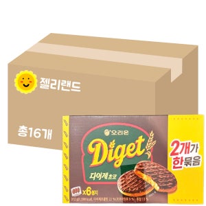 오리온 다이제 초코 312g X 16개 (1BOX)
