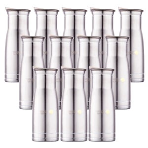 스텐락 국산 스텐304 물병 냉장고 식당 카페 업소용 물통 1100ml, 12개
