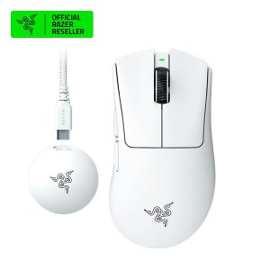 [체감혜택가 19만] 레이저코리아 DeathAdder V4 Pro e스포츠 무선 게이밍 마우스 화이트