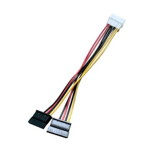 PC 튜닝 IDE to 듀얼 사타 2SATA 파워 케이블 전원젠더