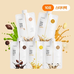 리앤핏 홍진경 단백질 쉐이크 파우치 5종 스타터팩