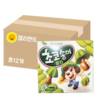 오리온 초코송이 말차 216g X 12개 (1BOX)