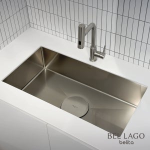 벨라고 벨리타 언더볼 UBLE-860 엠보 코팅 사각 싱크볼 언더마운트 교체