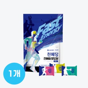 천혜당 약국 전해질 포도당캔디 (민트 / 베리 / 레몬맛 혼합) 100정 110g, 1개