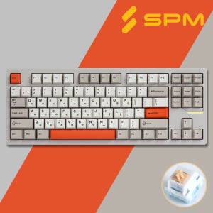SPM 조약돌87 무선 풀알루미늄 기계식 키보드 인더스트리얼, 저소음목새축 리니어