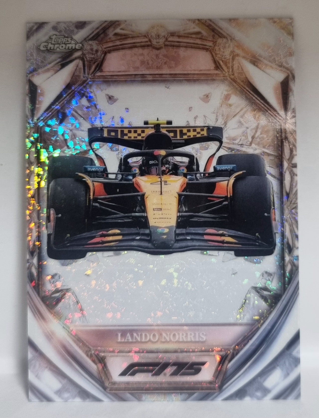 2025 F1 랜도 노리스 다이아몬드 팩 카드 TOPPS CHROME 카드 탑스 크롬
