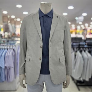 인디안 웰메이드 남성 여름 면 혼방 슬림 자켓 MIV FU5M 2471
