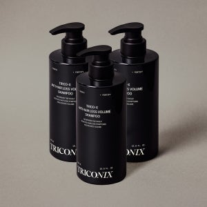 트리코닉스 트리코엑스 탈모완화 볼륨 블랙 샴푸 500ml, 3개