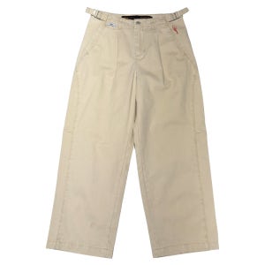WASHED TAPERED PANTS BEIGE