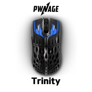 Pwnage 트리니티 CF Trinity 게이밍 마우스 탄소섬유 8k 미드나잇 이클립스/컷아웃(타공있음)