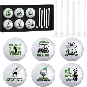 PIUFAM 6Pcs 여성용 남성용 골프공 연습용 세트 Golf-Car