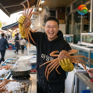 대게 스노우크랩 러시아 냉동 자숙 5마리 총5kg