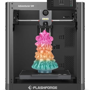 플래시포지 어드벤처 5M 3D 프린터 600mm/s 고속 클릭 완전 자동 레벨링 업그레이드된 직접 압출기 퀵 탈착식 280°C 노즐 양면 PEI 코팅 Adventurer 5M